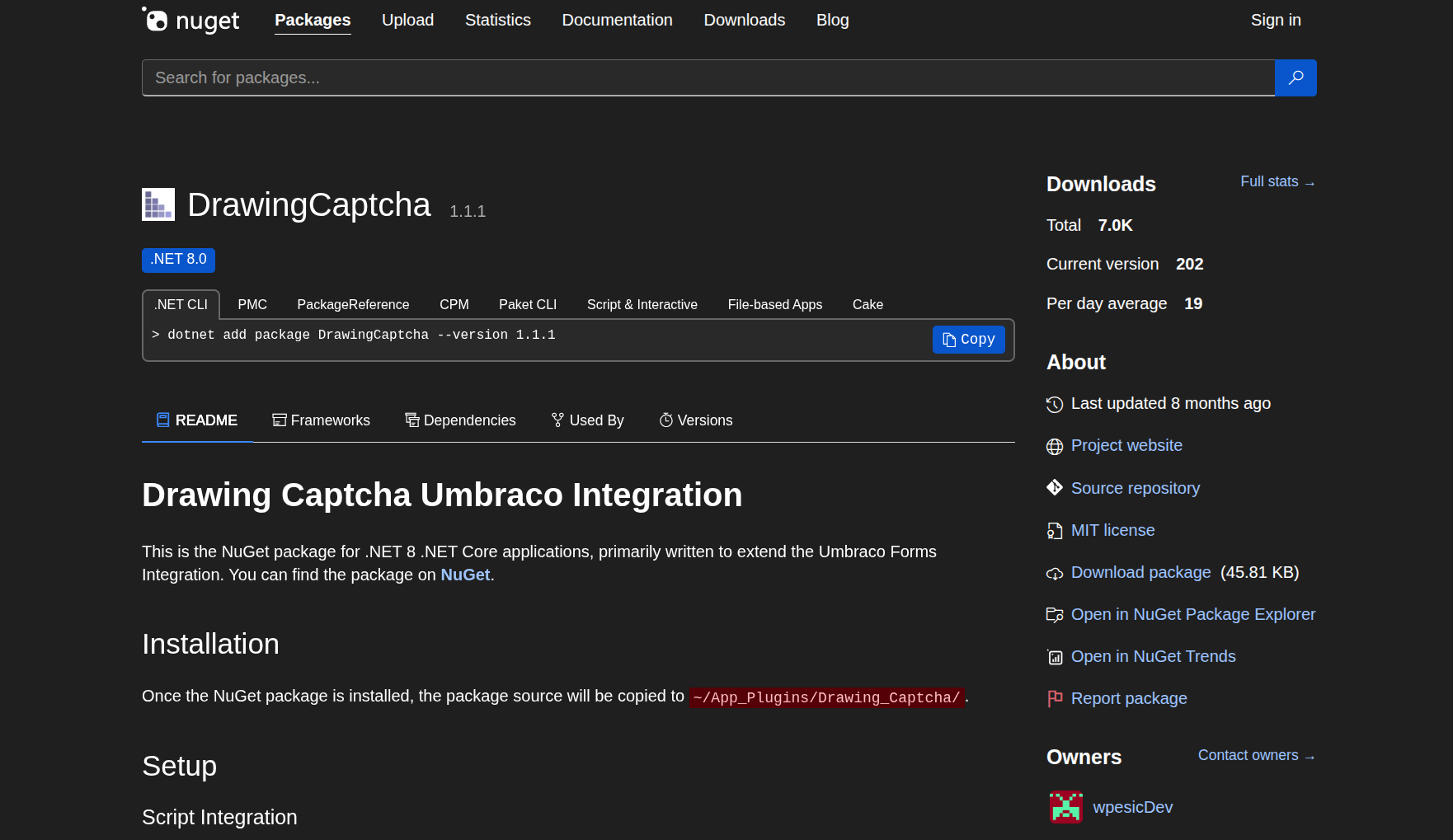 Drawing Captcha NuGet